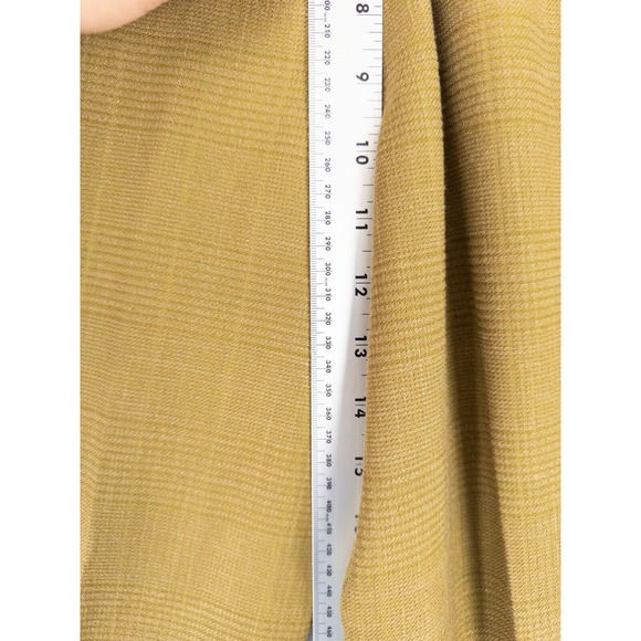 Ann Taylor Curvy Fit Dress Pants Size 12 Mustard Straight Full Length Mid Rise - Picture 7 of 9